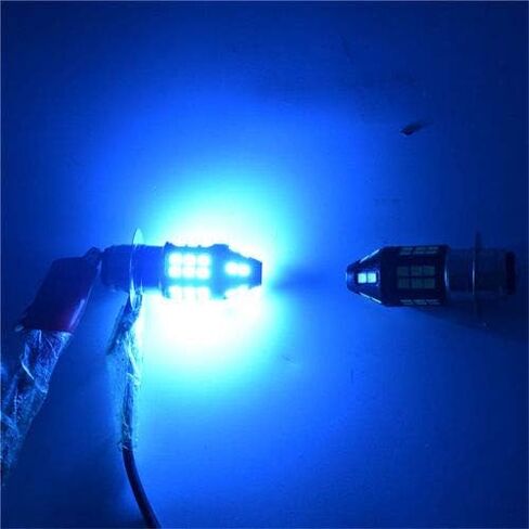 SHENKENUO P15D H6M LED لمبة استبدال الهالوجين للدراجات النارية 1500LM 8000K الجليد الأزرق لياماها ATVS YFM350 400 450 660 700 رابتور in Kuwait