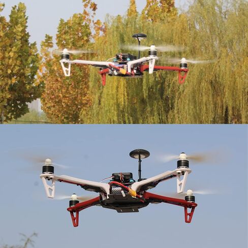 HAWK’S WORK F450 طقم الطائرة بدون طيار للبناء، الإطار + Pixhawk + GPS + وحدة الطاقة + ESC + محرك بدون فرش + دعامة + بطارية + جهاز إرسال واستقبال RC + ملحق + كتاب وفيديو النقابة (المجموعة أ) in Kuwait