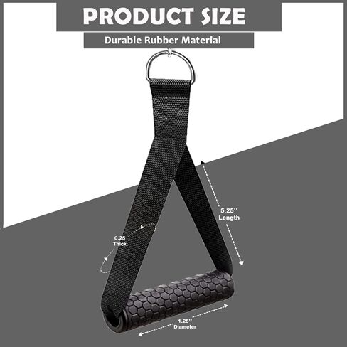 مقابض التمارين الثقيلة من ShredPak - ملحقات المقبض لبكرات آلة الكابلات، ومعدات الصالة الرياضية، وأشرطة المقاومة، ورفع الأثقال، واليوجا، وإكسسوارات التمرين، وملحقات المقبض المتينة in Kuwait