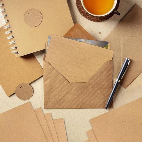 400 قطعة من الورق المقوى المموج من Hacaroa بسمك 2 مم، وسادات حشو من الورق المقوى المسطح مقاس 4.5 × 3.5 بوصة، فواصل من الورق المقوى البني كرافت للبريد والتعبئة والشحن والحرف اليدوية in Kuwait