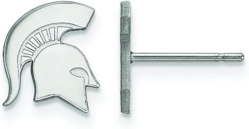 Michigan State Extra Small (3/8 Inch) Post Earrings (Sterling Silver) in Saudi Arabia