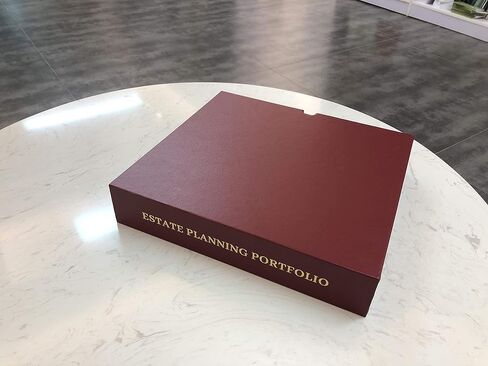 Estate Planning Portfolio Binder with Tabs and Slipcase in Saudi Arabia