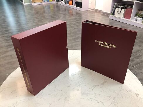 Estate Planning Portfolio Binder with Tabs and Slipcase in Saudi Arabia