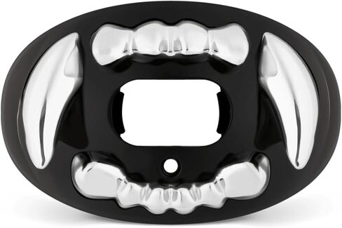 Battle Sports 3D Apex Predator Oxygen Football Mouthguard - with a Convertible Strap, Superior Airflow & Better Performance, Works with Braces (Blue/Green) in Saudi Arabia