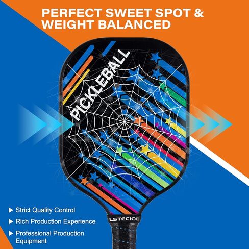 Pickleball Paddles, USAPA Standard Pickleball Paddles Set of 2 or 4, Pickleball Set with 4 or 2 Pickleball Racquets, 4 Pickleball Balls, 1 Portable Carry Bag, Pickle Ball Set for Women Men in Saudi Arabia