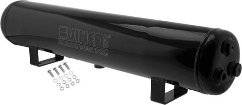 Vixen Air 4 Gallon (15 Liter) 7 Ports Suspension/Train/Horn Aluminum Air Tank (Powder Coated Black) 200 PSI VXT4100AB in Saudi Arabia