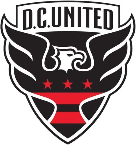 Mls Dc United CreativeStickers0515 مجموعة مكونة من ملصقين (2x)، كمبيوتر محمول، آيباد، سيارة، شاحنة، مقاس 4 بوصات على الجانب الأطول in Saudi Arabia