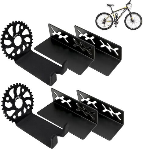 Bike Wall Mount,Bike Pedal Hanger Wall Mount,Indoor Storage Bike Rack for Garage or Home,Heavy Duty Bicycle Hold hooks for Road, Mountain Bikes (1 PACK) in Saudi Arabia