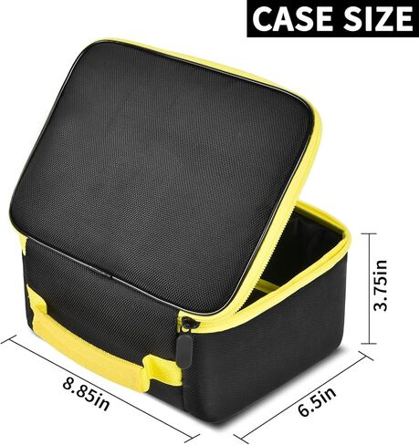 حقيبة قماشية لمضخة الهواء متوافقة مع منفاخ الإطارات وضاغط الهواء المحمول لإطارات السيارات 12 فولت تيار مستمر. علبة تخزين قماشية للمصهرات، وأقماع فوهة الهواء، والمحول، والملحقات (الصندوق فقط) in Kuwait