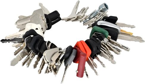 مجموعة مفاتيح معدات البناء الثقيلة 56 قطعة متوافقة مع كاتربيلر، جون ديري، JCB، JLG، Case، Bobcat، Komatsu، Kubota، Takeuchi، Daewoo Forklifts والعديد من المعدات ذات العلامات التجارية الأخرى in Kuwait