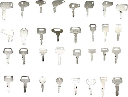 مجموعة مفاتيح معدات البناء الثقيلة 56 قطعة متوافقة مع كاتربيلر، جون ديري، JCB، JLG، Case، Bobcat، Komatsu، Kubota، Takeuchi، Daewoo Forklifts والعديد من المعدات ذات العلامات التجارية الأخرى in Kuwait