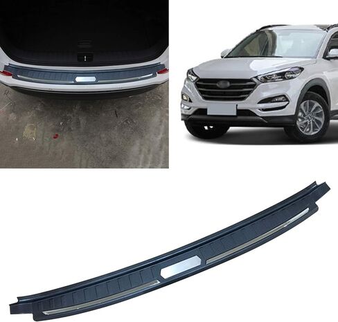واقي مصد السيارة الخلفي من الفولاذ المقاوم للصدأ متوافق مع Hyundai Tucson 2015 2016 2017 2018 in Kuwait