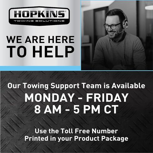 هوبكنز Towing Solutions 47585 7 RV Blade إلى 6 أقطاب مستديرة و4 محول Nite-Glow مسطح in Kuwait