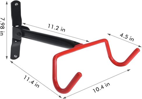 2pcs Bike Wall Mount Hanger Bike Indoor Storage Rack, Foldable Bicycle Hook for Garage Bicycle Wall Holder in Kuwait