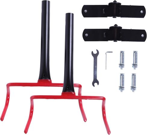 2pcs Bike Wall Mount Hanger Bike Indoor Storage Rack, Foldable Bicycle Hook for Garage Bicycle Wall Holder in Kuwait