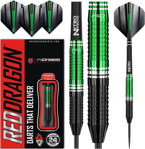 RED DRAGON Razor Edge ZX Series 22g, 24g or 26g Tungsten Darts Set with Flights and Stems in Saudi Arabia
