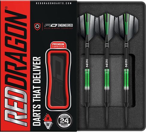 RED DRAGON Razor Edge ZX Series 22g, 24g or 26g Tungsten Darts Set with Flights and Stems in Saudi Arabia