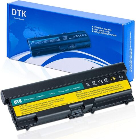 استبدال بطارية الكمبيوتر المحمول Dtk الموسعة لجهاز Lenovo IBM Thinkpad E40 E50 0578 E420 E425 E520 E525 L410 L412 L420 L421 L510 L512 L520 Sl410 Sl510 T410 T420 T510 T520 W510 W520 10.8V 7800MAH in Saudi Arabia