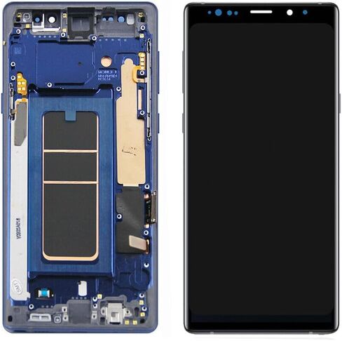 قطعة بديلة للشاشة لهاتف Samsung Galaxy Note 9 SM-N960، SM-N960F، SM-N960U 6.4 بوصة OLED LCD مجموعة رقمية تعمل باللمس مع أدوات (أسود مع إطار) in Kuwait