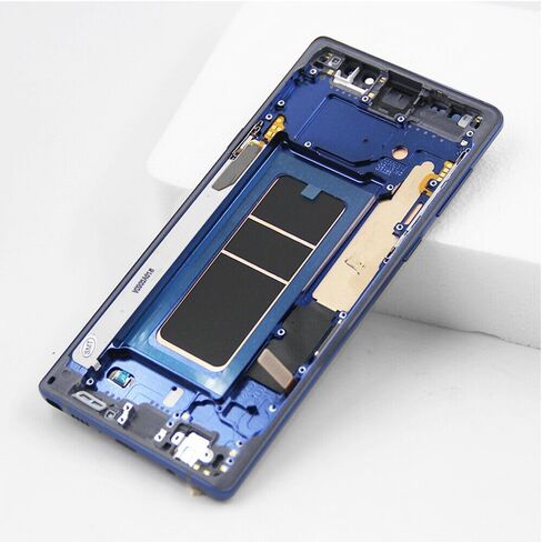 قطعة بديلة للشاشة لهاتف Samsung Galaxy Note 9 SM-N960، SM-N960F، SM-N960U 6.4 بوصة OLED LCD مجموعة رقمية تعمل باللمس مع أدوات (أسود مع إطار) in Kuwait