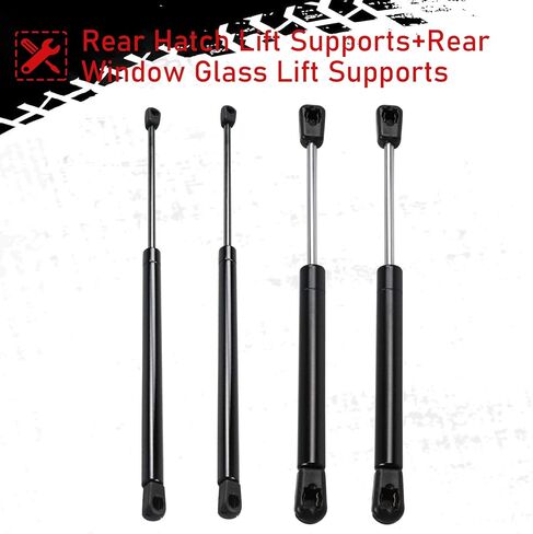 Rear Window Glass Lift Supports Struts Shocks 4185 for 1999-2006 Cadillac Escalade Suburban Tahoe GMC Yukon (Pack of 2) in Saudi Arabia