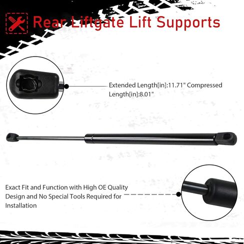 Rear Window Glass Lift Supports Struts Shocks 4185 for 1999-2006 Cadillac Escalade Suburban Tahoe GMC Yukon (Pack of 2) in Saudi Arabia