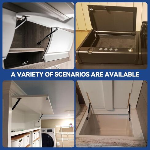 10 بوصة 45 N/10 LB دعامات الغاز الدعامات الصدمات لخزانة ألعاب صندوق الأدوات غطاء المفصلي يدعم الرفع قطعتين ARANA (9.69 بوصة ممتدة، وزن الدعم المناسب 8-11 رطل!) in Kuwait