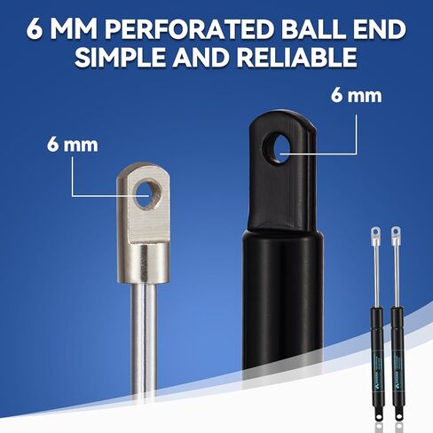 10 بوصة 45 N/10 LB دعامات الغاز الدعامات الصدمات لخزانة ألعاب صندوق الأدوات غطاء المفصلي يدعم الرفع قطعتين ARANA (9.69 بوصة ممتدة، وزن الدعم المناسب 8-11 رطل!) in Kuwait