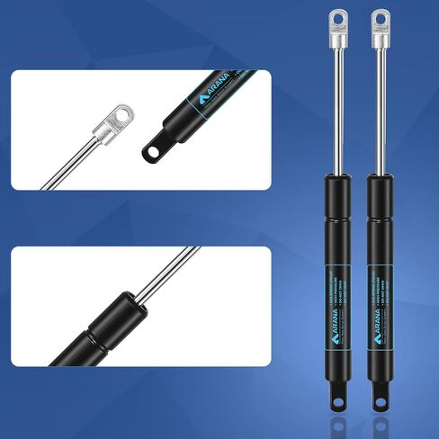 10 بوصة 45 N/10 LB دعامات الغاز الدعامات الصدمات لخزانة ألعاب صندوق الأدوات غطاء المفصلي يدعم الرفع قطعتين ARANA (9.69 بوصة ممتدة، وزن الدعم المناسب 8-11 رطل!) in Kuwait