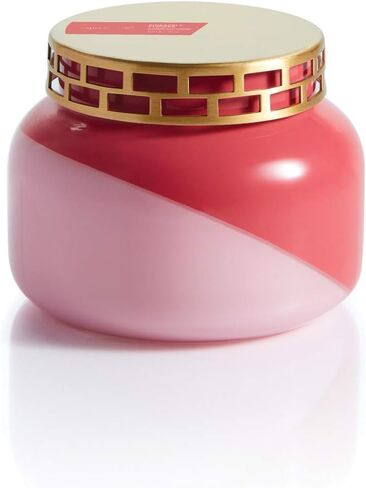 شمعة كابري بلو فولكانو - شمعة برطمان مميزة مزدوجة اللون - شمعة الصويا الفاخرة للعلاج العطري - شمعة معطرة بالحمضيات السكرية (19 أونصة) in Kuwait