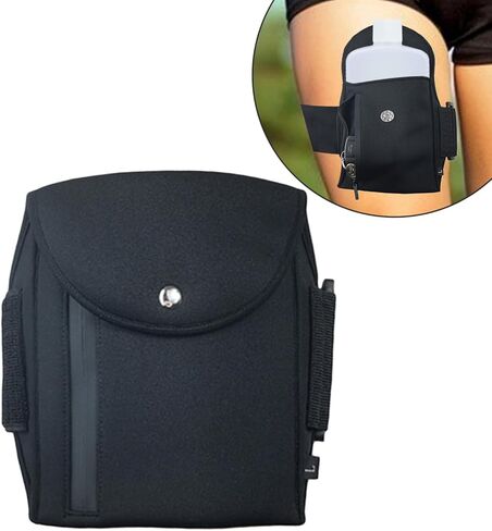 حزام الساق حامل مضخة الأنسولين - علبة مضخة الأنسولين القابلة للتعديل - أحزمة مضخة الأنسولين لمرضى السكري المقاومة للماء - حقيبة مضخة الأنسولين للرياضة in Kuwait