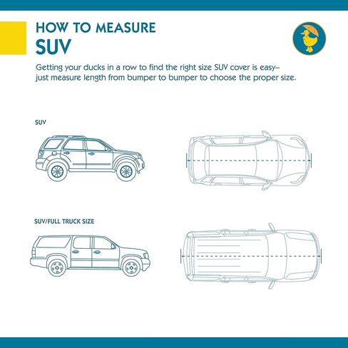 أغطية البطة لسيارات الدفع الرباعي/غطاء الشاحنة، تناسب سيارات الدفع الرباعي أو الشاحنات المزودة بغطاء أو غطاء سرير يصل إلى 17 قدمًا و6 بوصات. in Kuwait