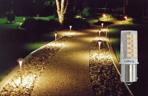 BA15S LED لمبة S8 SC 3W 2700K أبيض دافئ DC حربة قاعدة اتصال واحدة 1156 1141 93 لشاحنة المناظر الطبيعية 12V 24V سيارة RV Camper Marine Boat Trailer Light-6 Pack in Kuwait