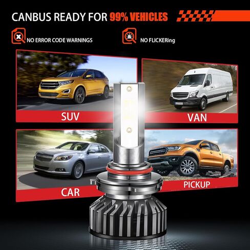 LED Bulbs Combo For 2013-2018 DODGE RAM 1500 2500 3500 Without Projector, 9005 + H11/H9 High/Low Beam + 9145 LED Fog Light Bulbs,6 PCS in Saudi Arabia