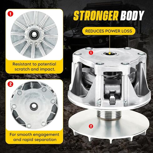 Primary Clutch with Spring 1321706 Compatible with Polaris Sportsman 500 HO 1998-2005/Magnum 330 325 500 4x4 2000 2001 2002 -Aluminium Drive Clutch in Saudi Arabia