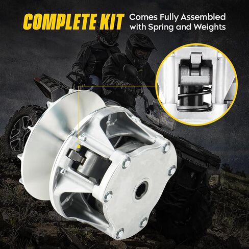 Primary Clutch with Spring 1321706 Compatible with Polaris Sportsman 500 HO 1998-2005/Magnum 330 325 500 4x4 2000 2001 2002 -Aluminium Drive Clutch in Saudi Arabia