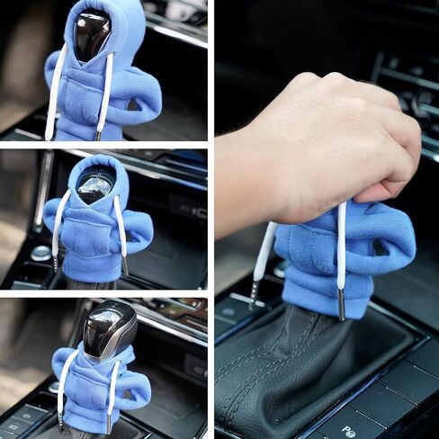 Universal Gear Shift Hoodie - Car Shifter Hoodie - Cute Car Interior Gift, Automotive Decorations Accessories, Black in Saudi Arabia