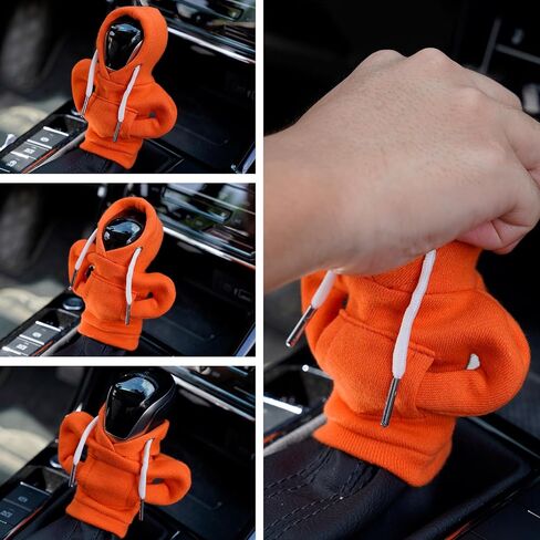 Universal Gear Shift Hoodie - Car Shifter Hoodie - Cute Car Interior Gift, Automotive Decorations Accessories, Black in Saudi Arabia