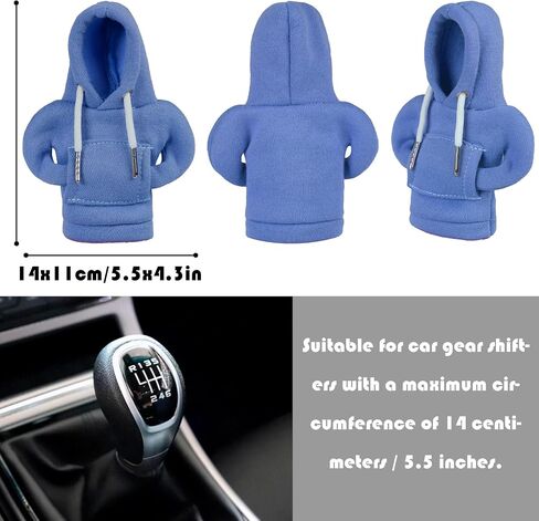 Universal Gear Shift Hoodie - Car Shifter Hoodie - Cute Car Interior Gift, Automotive Decorations Accessories, Black in Saudi Arabia