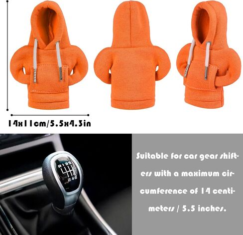 Universal Gear Shift Hoodie - Car Shifter Hoodie - Cute Car Interior Gift, Automotive Decorations Accessories, Black in Saudi Arabia