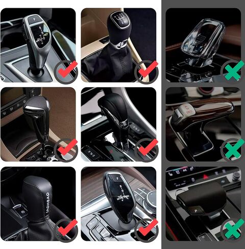 غطاء غطاء لمقبض ناقل الحركة في السيارة، غطاء مقابض عصا التروس، غطاء ناقل الحركة للسيارة، ملحقات السيارة الداخلية والسيارات اللطيفة، برتقالي in Kuwait