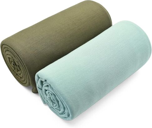 Newborn Photography Props Baby Photo Props Wrap Blanket for Baby Boys Girls(Sage&Blue) in Saudi Arabia