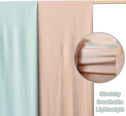 Newborn Photography Props Baby Photo Props Wrap Blanket Boys Girls | Soft Stretchy Fabric,2pcs Newborn Blanket,Size 59"x20" for 0-3months Baby,Machine Washable,Sage&Sand in Saudi Arabia