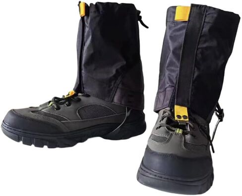 Upgraded Gators for Hiking Boots and Shoes, Adjustable Leg Gaiters for Men Women, 600D Oxford Waterproof Snow Boot Gaiters for Hiking, Trail Running, Hunting, Walking, Snowshoeing, Mountain Climbing in Saudi Arabia