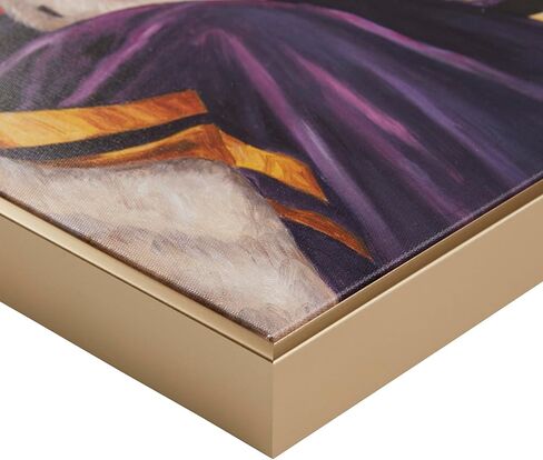 Madison Park Pet Wall Art, Funny Animal Canvas Wall Decor for Bedroom, Printed And Stretched, Framed, Ready To Hang, Classic Parody, Study, Living Room Décor - Bohemian Cat Pet Portrait in Kuwait