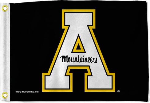 علم المرافق Rico Industries NCAA Stripes - مزدوج الجوانب - رائع للقوارب/عربة الجولف/المنزل إلخ. in Kuwait