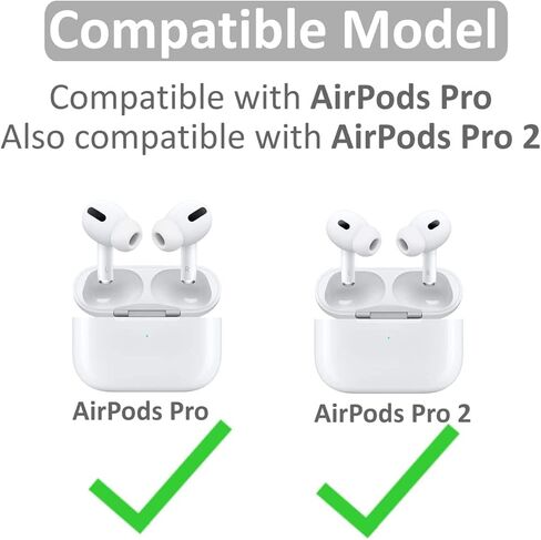 8 مجموعات من أطراف الأذن البديلة متوسطة الحجم لأجهزة AirPods Pro الجيل الثاني / الأول، مع فتحة لتقليل الضوضاء، وأغطية أذن من السيليكون 8 أزواج متوافقة مع AirPods Pro 2 /Air Pods Pro 1، أبيض M in Kuwait