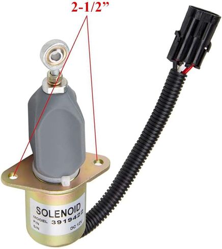 3919422 12V إيقاف تشغيل الوقود الملف اللولبي صمام الملف اللولبي المتوافق مع Ford 5.9L 8.3L Cummins Yanmar Synchro Start Diesel 2-1/2 تباعد الترباس SA-4026-12 SA402612 1752ES in Kuwait