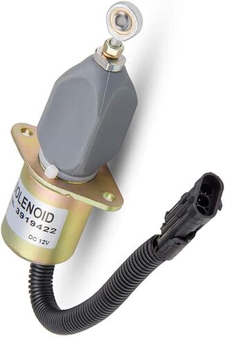3919422 12V إيقاف تشغيل الوقود الملف اللولبي صمام الملف اللولبي المتوافق مع Ford 5.9L 8.3L Cummins Yanmar Synchro Start Diesel 2-1/2 تباعد الترباس SA-4026-12 SA402612 1752ES in Kuwait