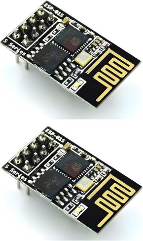 2 pcs ESP8266 ESP-01S Serial WiFi Wireless Transceiver Module Adapter PCB Board in Saudi Arabia